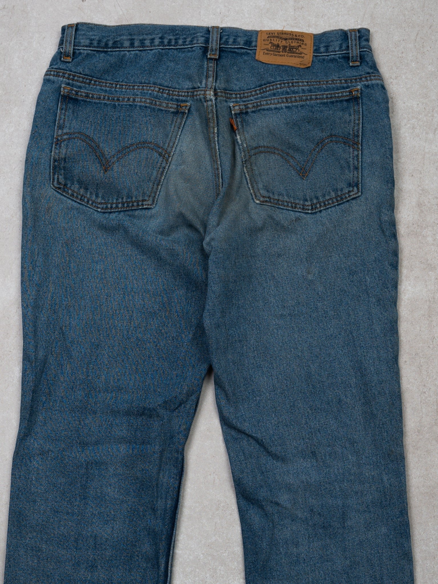Vintage 70s Rugged Blue Levi Jeans (30 x 30)