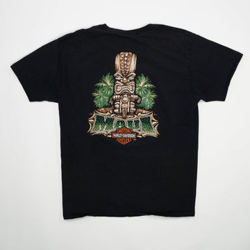 Vintage Harley Davidson Maui Hawaii Tiki Tee (M) | Rebalance Vintage.