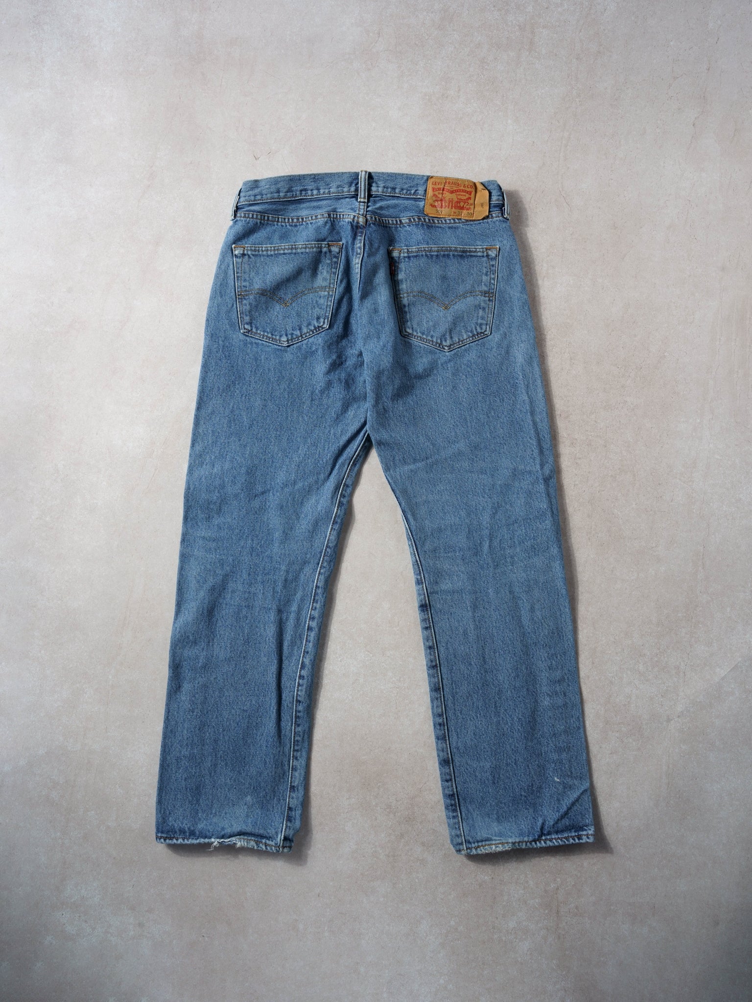 Vintage 90s Blue Levi's 501 Denim Jeans (32x29)