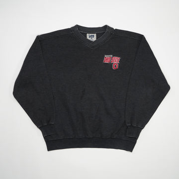 Vintage Dark Grey Ohio State Buckeyes x Lee Sports  Crewneck (L) | Rebalance Vintage.