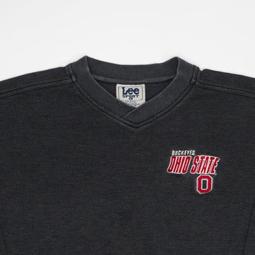 Vintage Dark Grey Ohio State Buckeyes x Lee Sports  Crewneck (L) | Rebalance Vintage.