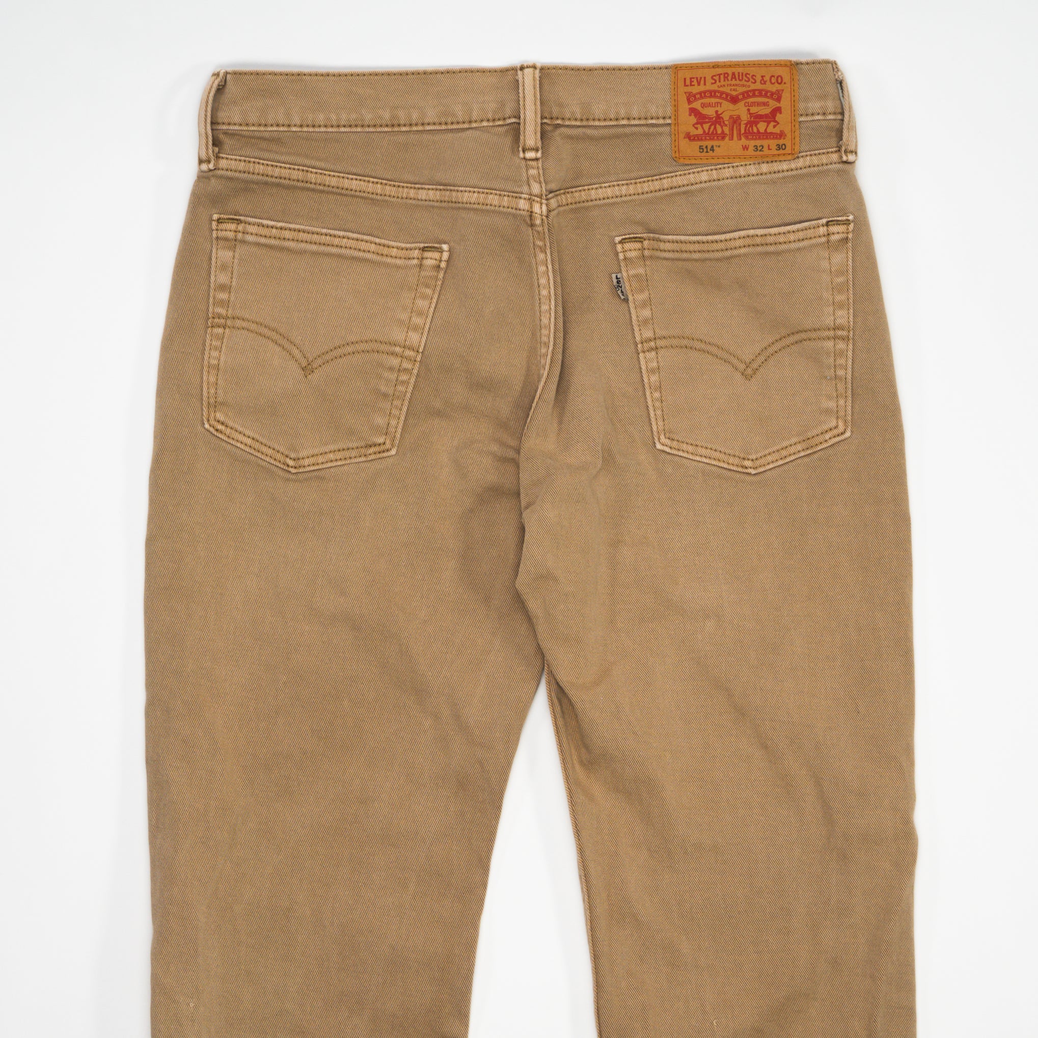 Vintage Beige Levi 514 Jeans (32 x 30) | Rebalance Vintage.