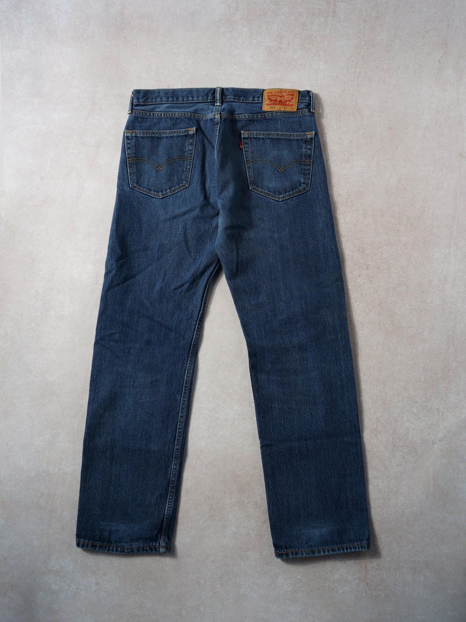 Vintage Dark Blue Levi's 505 Denim Jeans (36x31)