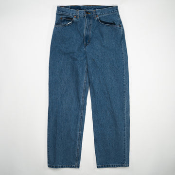 Vintage 1970s Blue Levi Straight Leg Jeans (30 x 30) | Rebalance Vintage.