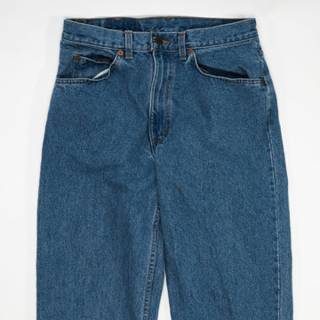 Vintage 1970s Blue Levi Straight Leg Jeans (30 x 30) | Rebalance Vintage.