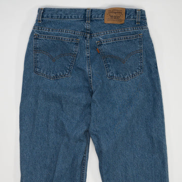 Vintage 1970s Blue Levi Straight Leg Jeans (30 x 30) | Rebalance Vintage.