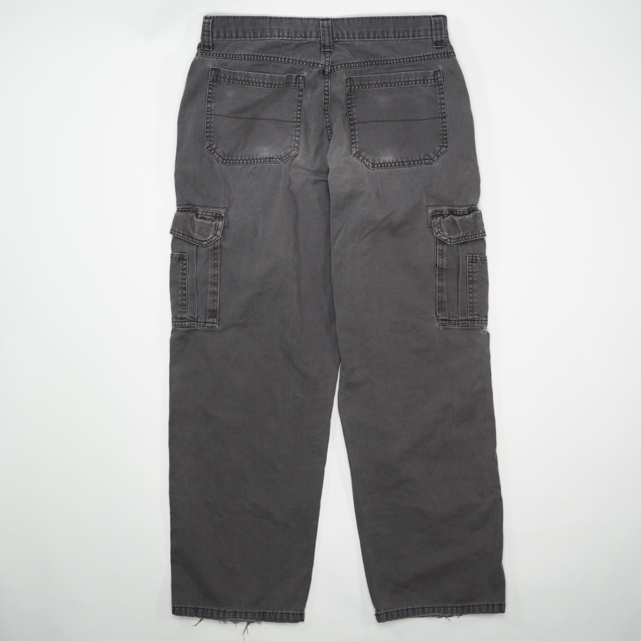 Vintage Faded Grey Wrangler Cargo Pants (32 x 30)