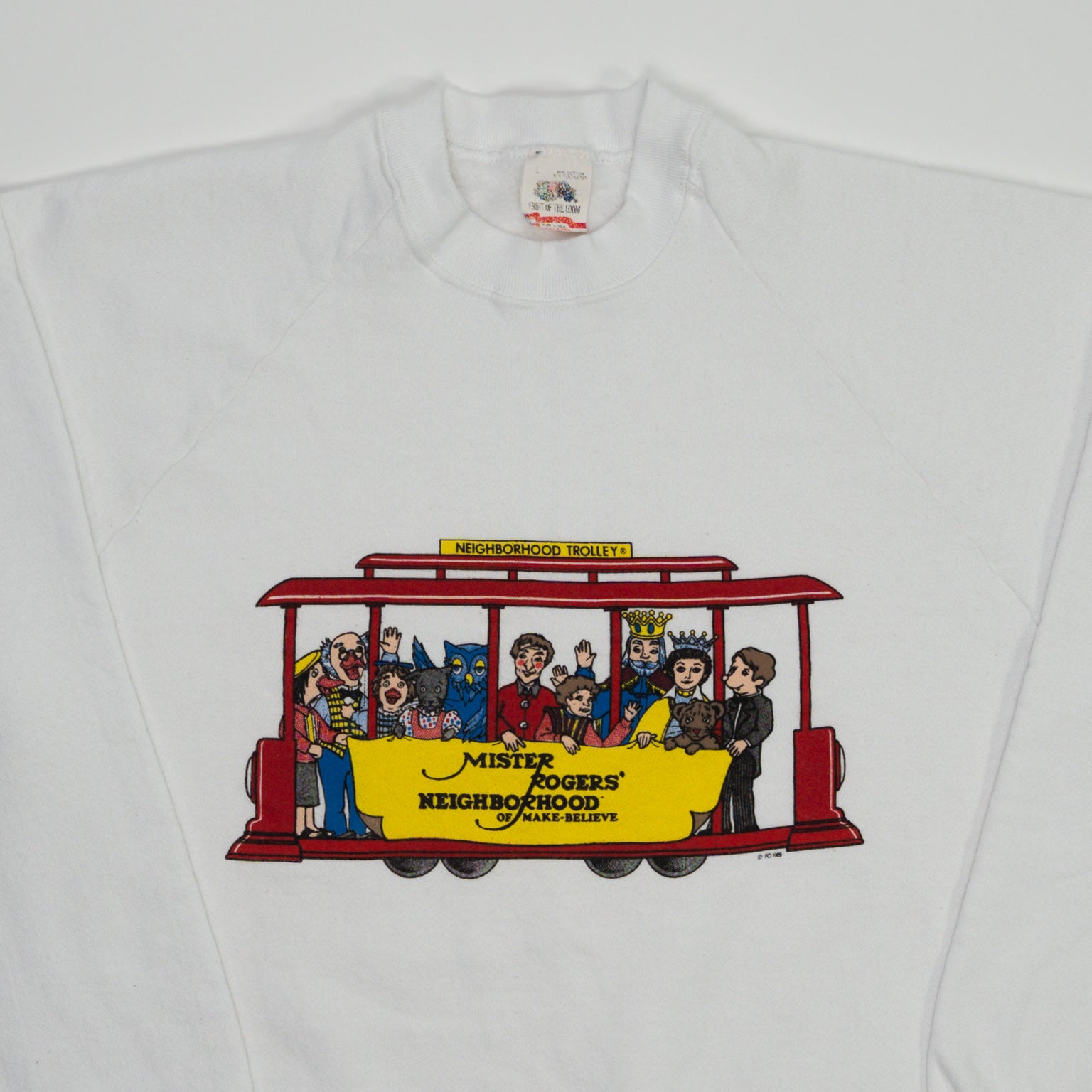 Vintage 80s Mister Rogers Neighbourhood Trolley Crewneck (M)