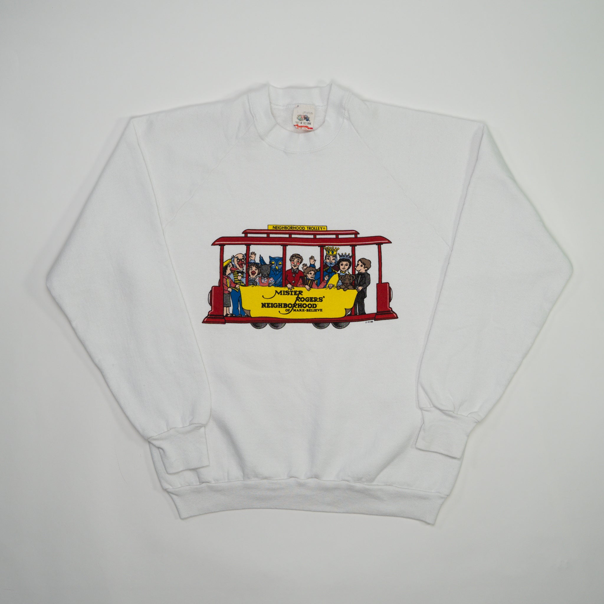 Vintage 80s Mister Rogers Neighbourhood Trolley Crewneck (M)
