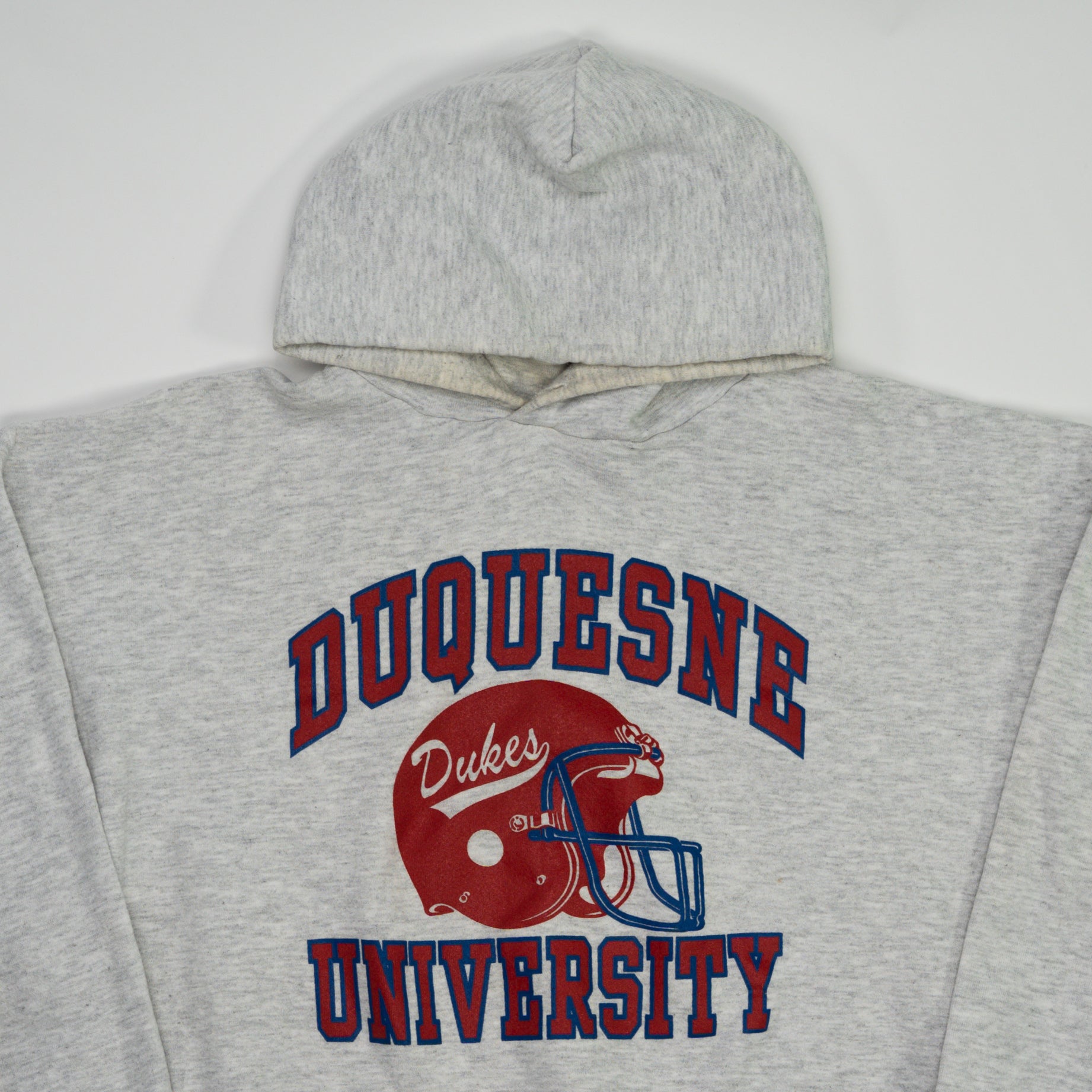 Vintage Grey Duquesne University x Russell Athletics Hoodie (L/XL)