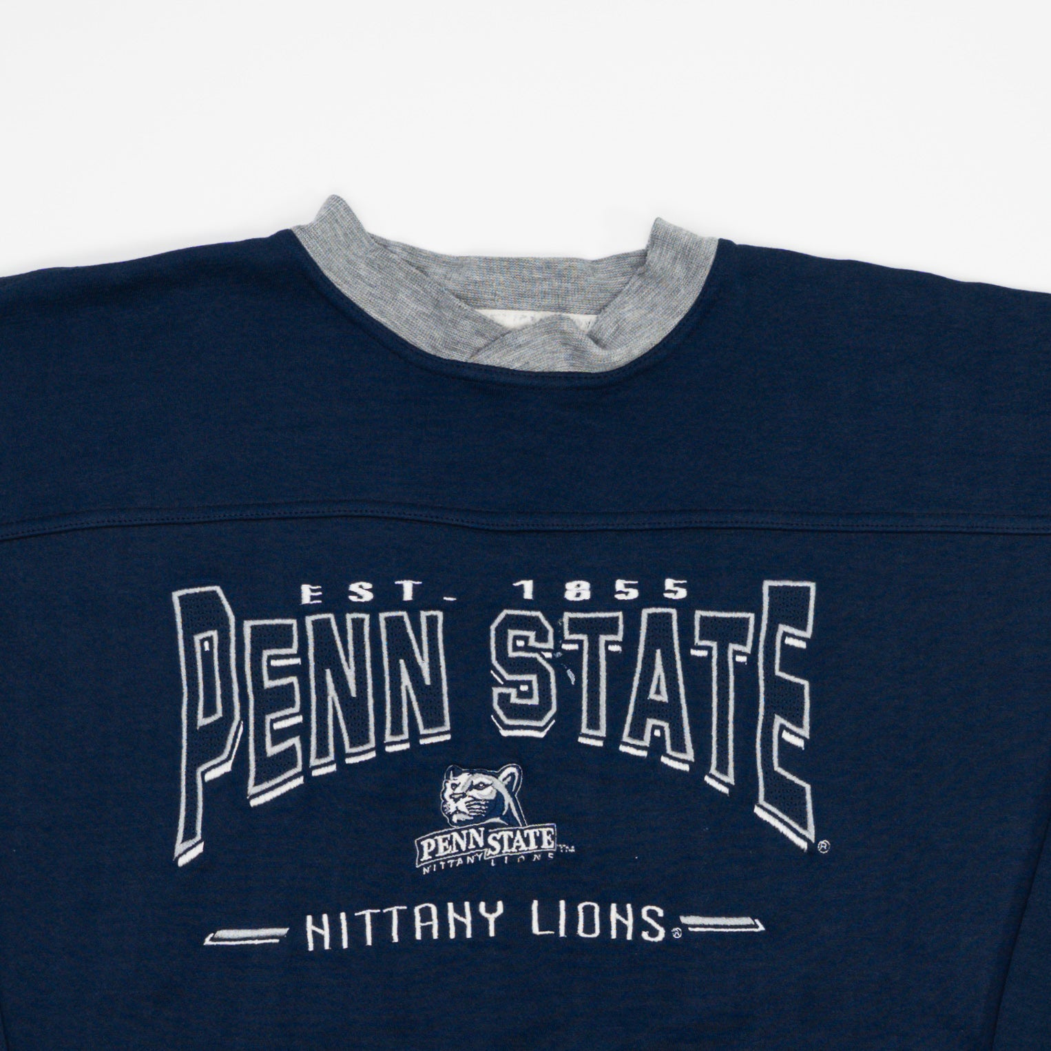 Vintage Blue Penn State Big 10 Conference Lee Crewneck (XL)