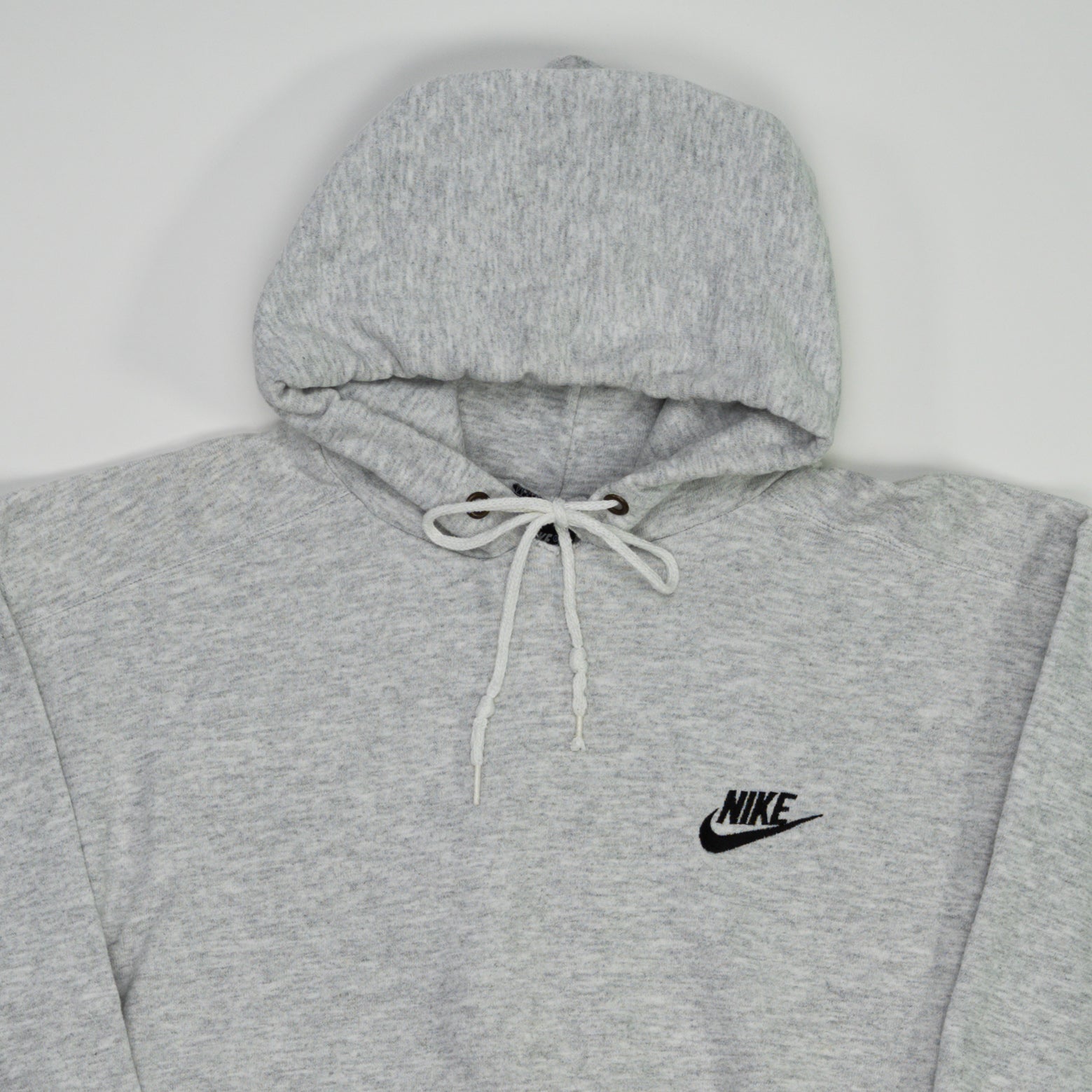 Vintage RARE 80s Light Grey Nike Essential Hoodie (S)