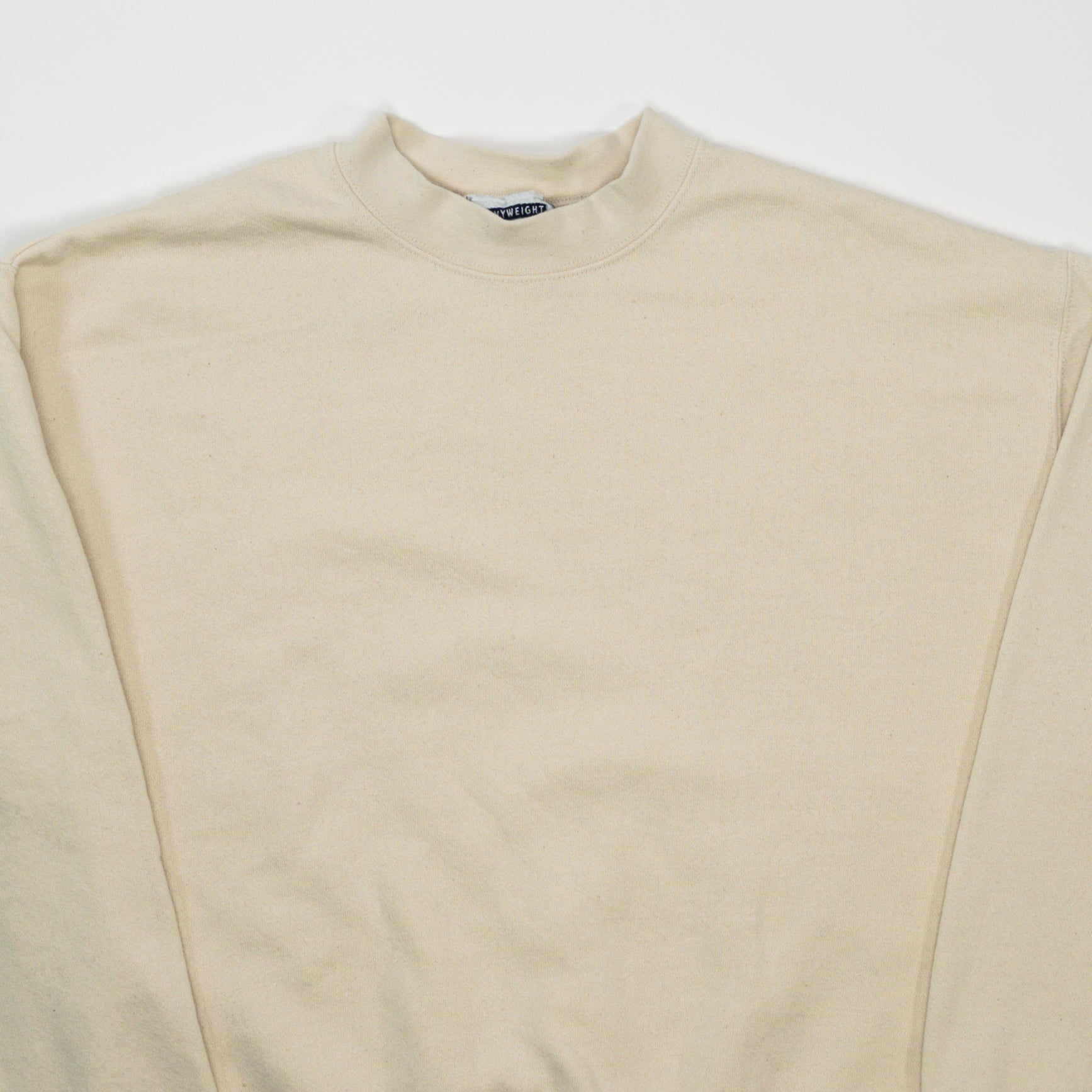 Vintage 90s Cream Lee's Heavy Weight Blank Crewneck (L)