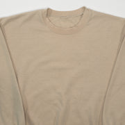 Vintage 90s Beige Blank Crewneck (M)