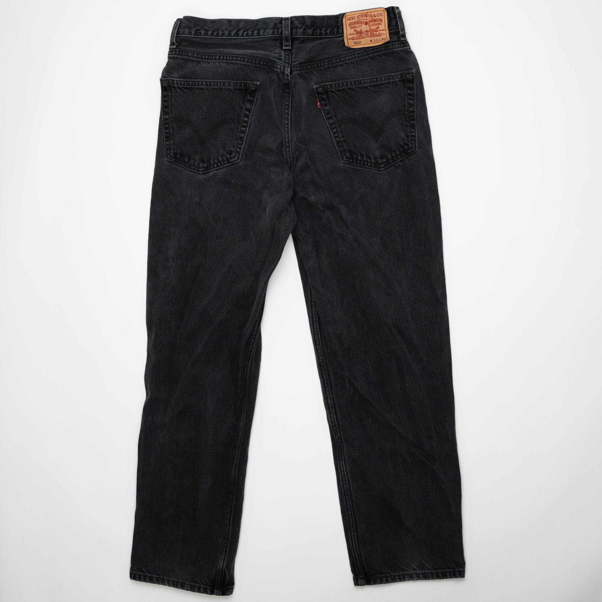 Vintage Black 550 Levi Jeans (33 x 30) | Rebalance Vintage.