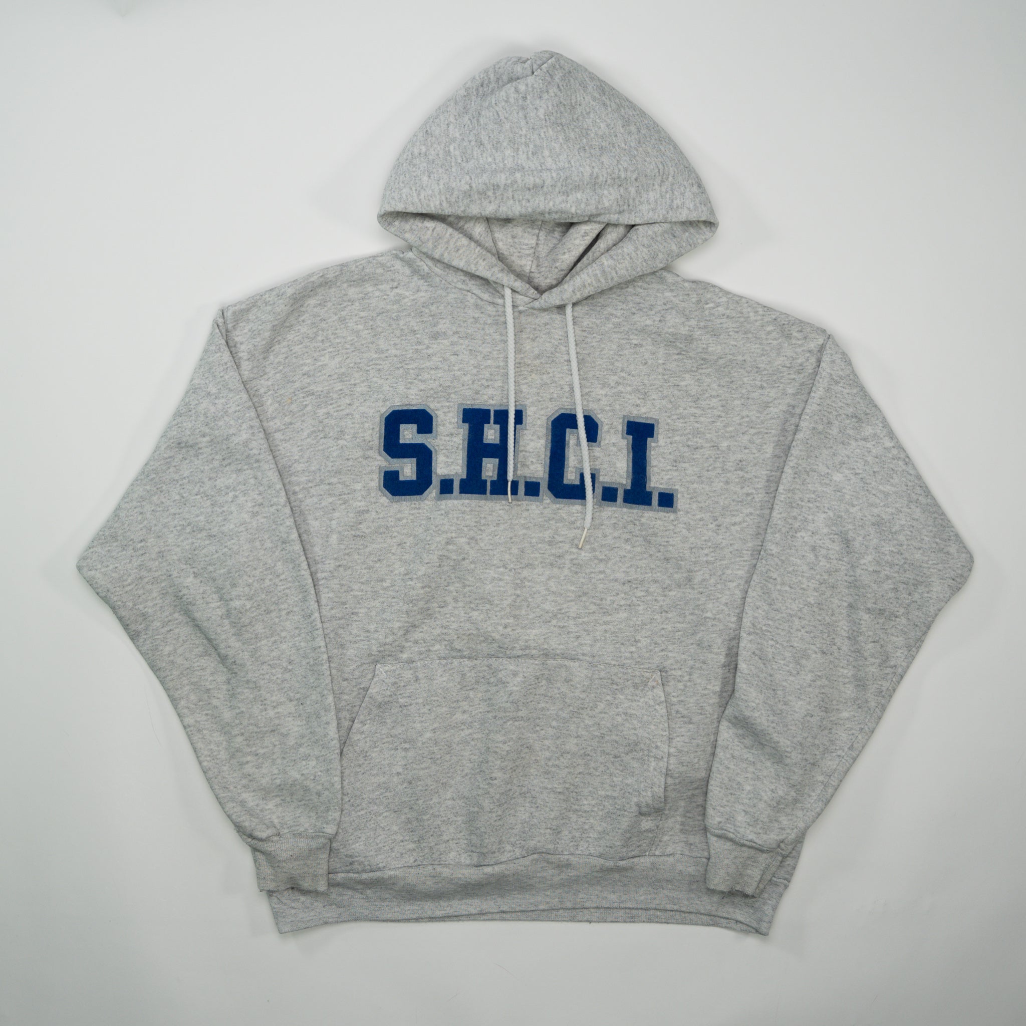 Vintage 90s Grey Huskies SHCI Hoodie (L)