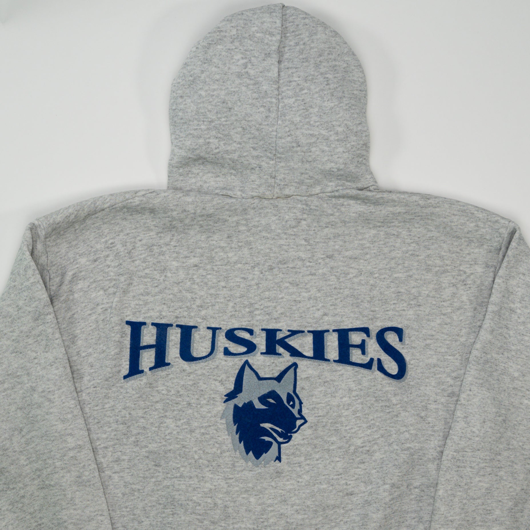 Vintage 90s Grey Huskies SHCI Hoodie (L)