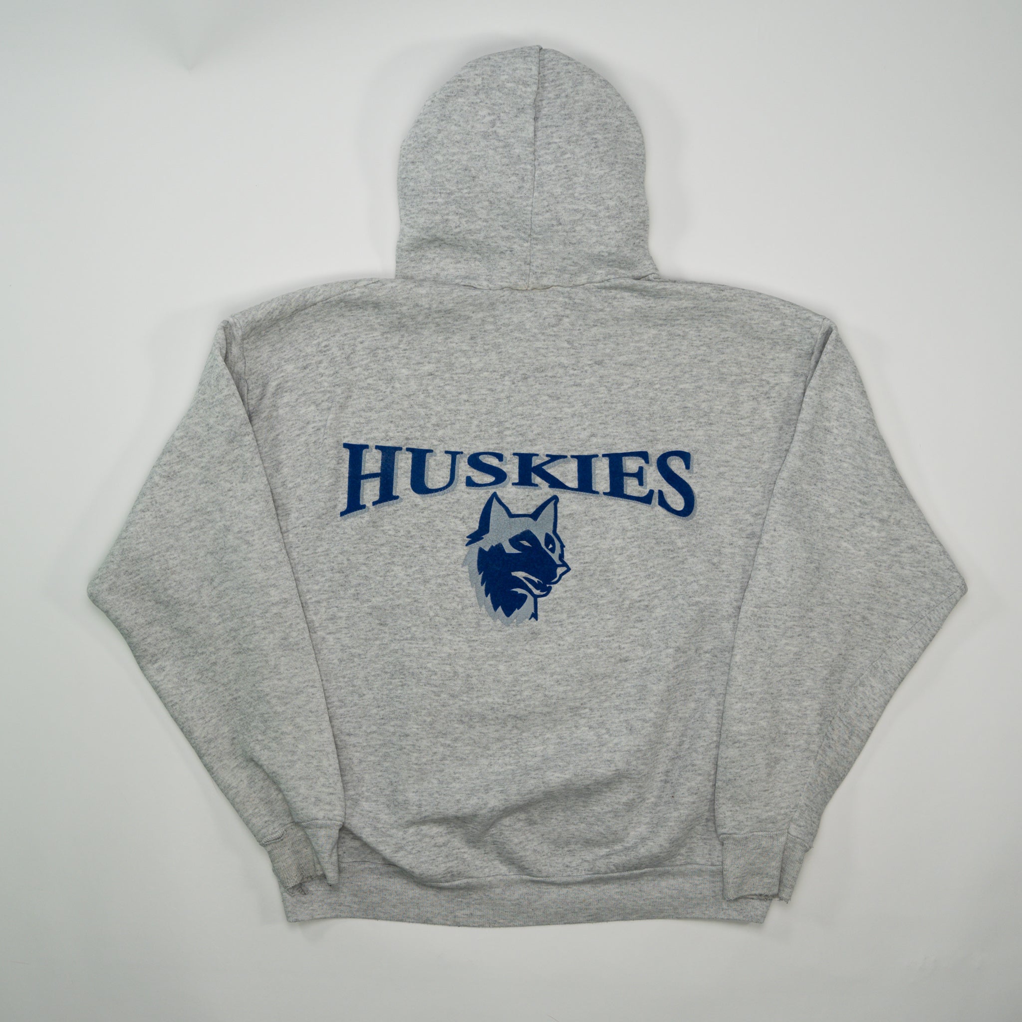 Vintage 90s Grey Huskies SHCI Hoodie (L)