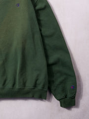 Vintage 90s Juniper Green Champion Blank Crewneck (XL)