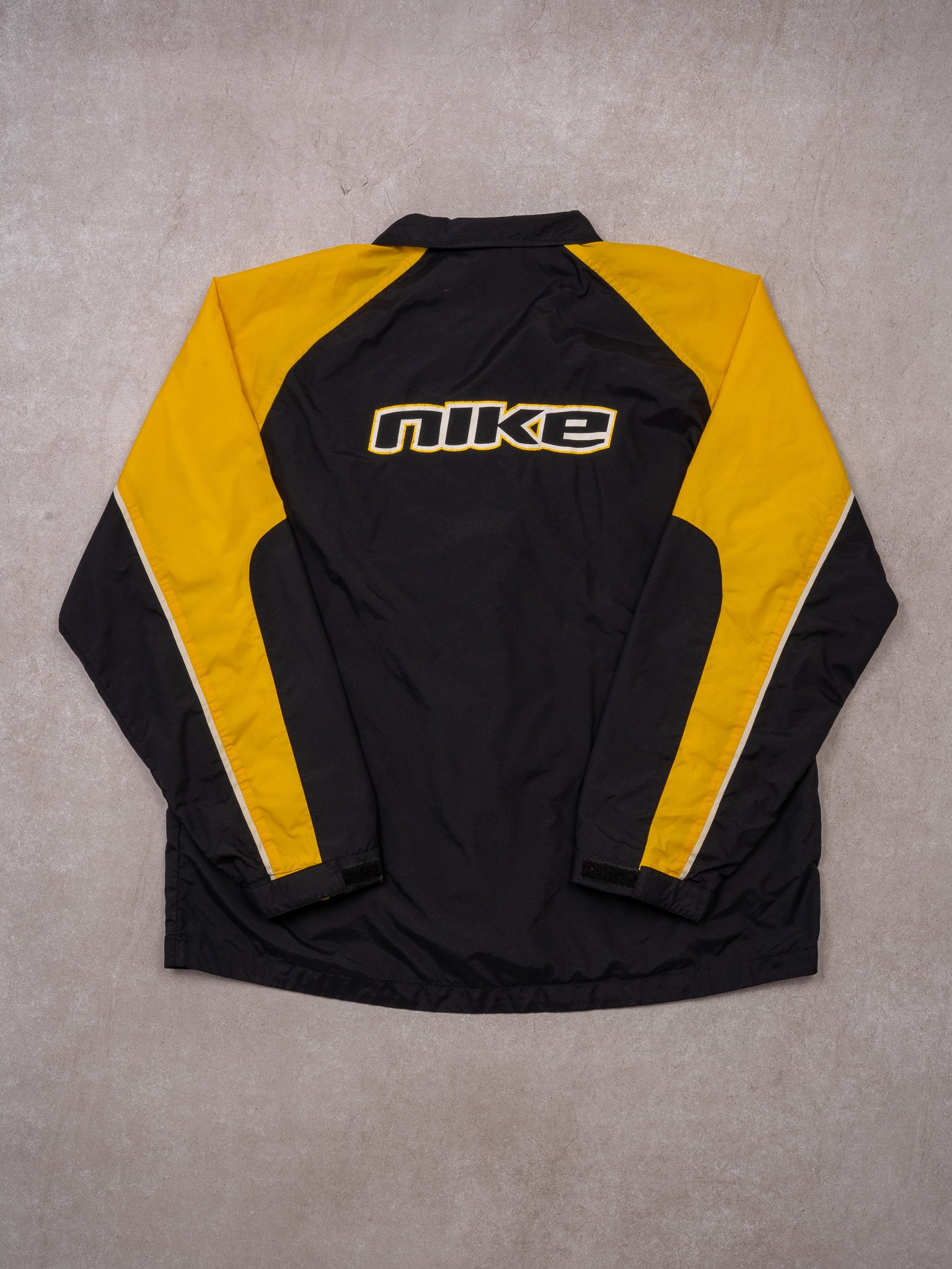 Vintage Y2K Yellow + Black Nike  Windbreaker (M/L)