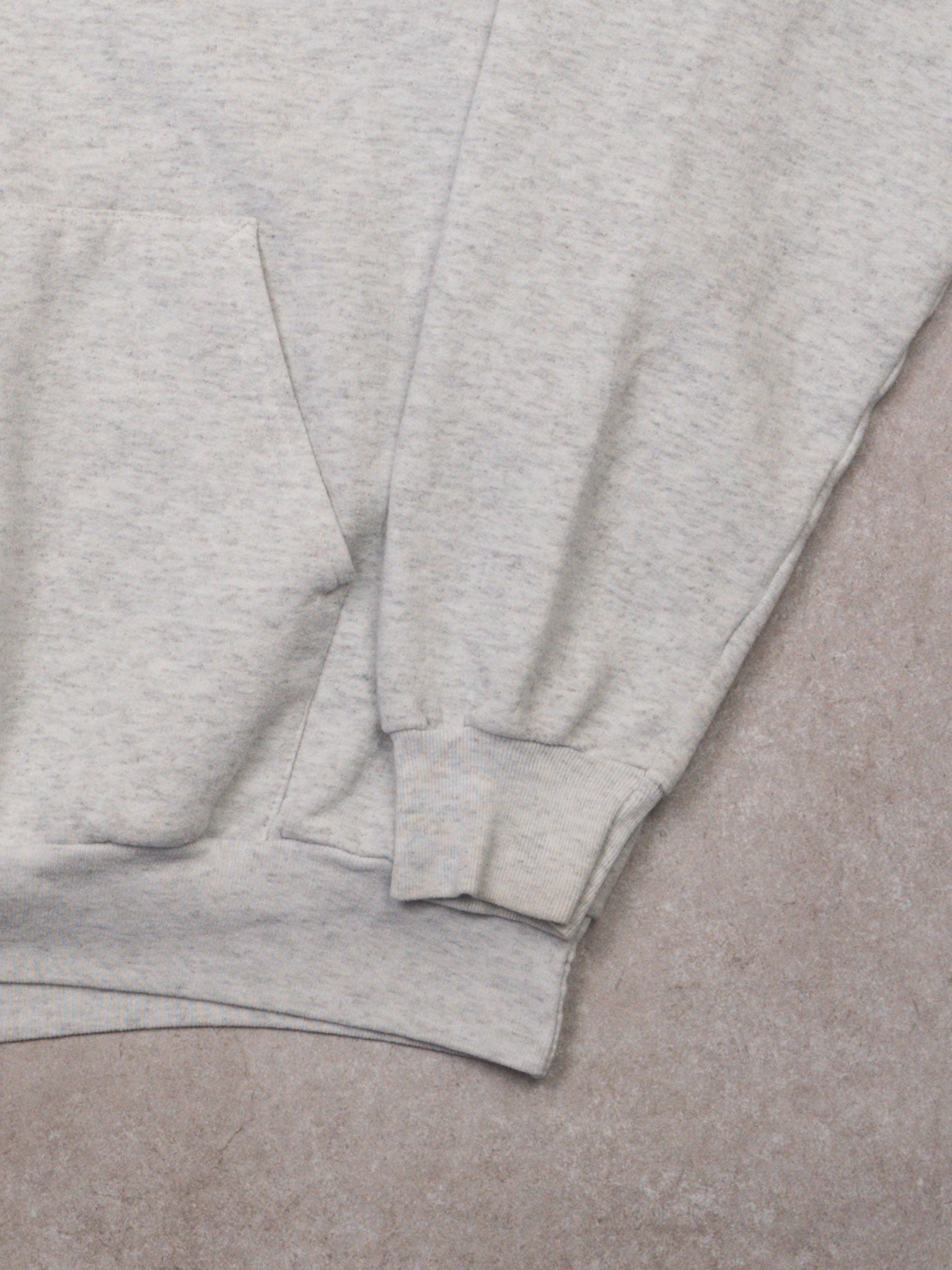 Vintage Light Grey MSU Spartans Hoodie (L)
