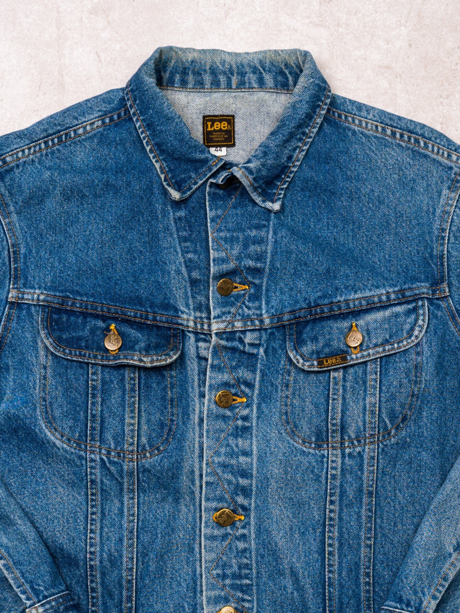 Vintage 80s Blue Lee Denim Jacket (L)