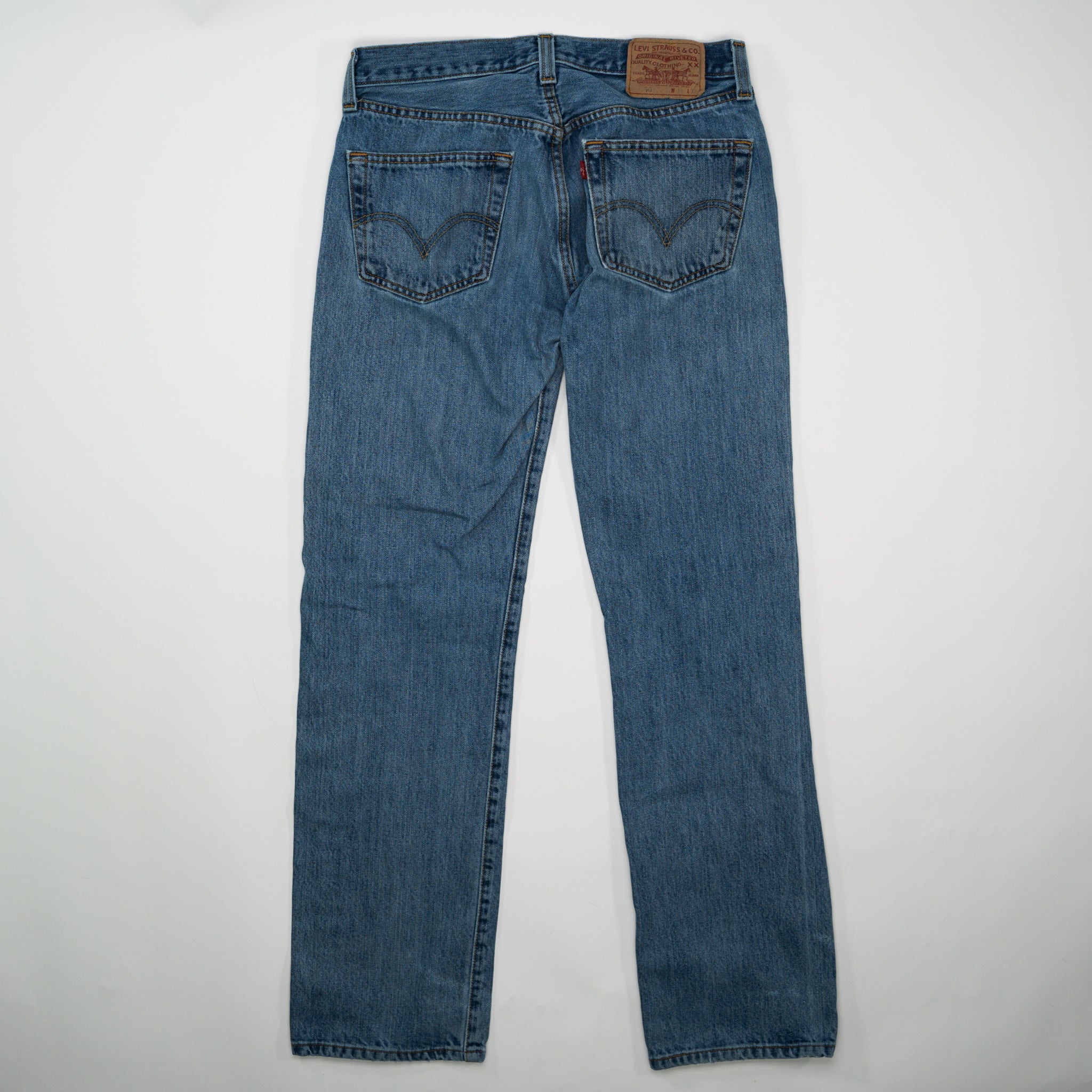 Vintage Blue Levi 501 Straight Leg Jeans (32 x 31)