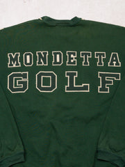 Vintage 90s Green + Beige Mondetta Golf Crewneck (XL)