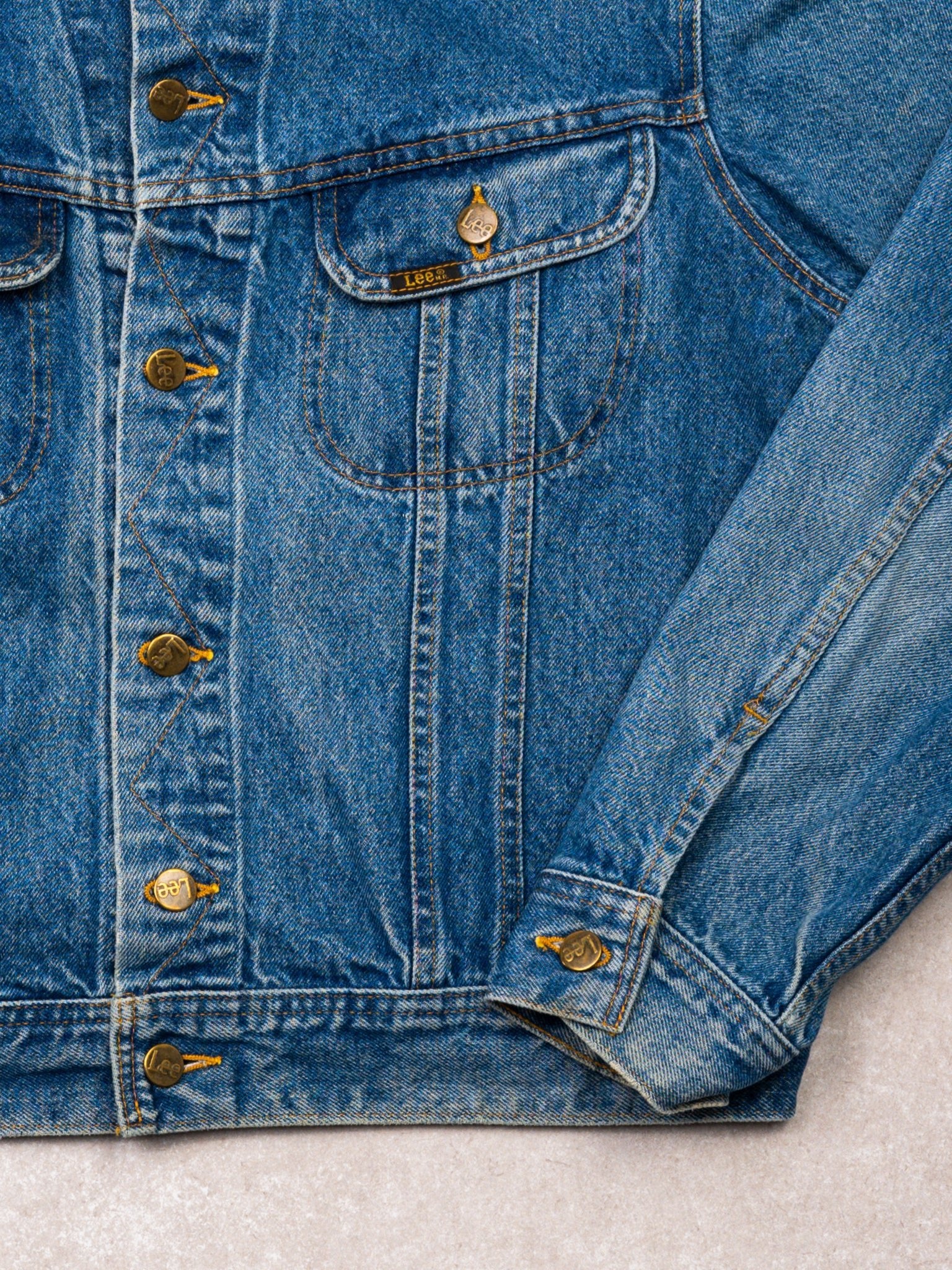 Vintage 80s Blue Lee Denim Jacket (L)