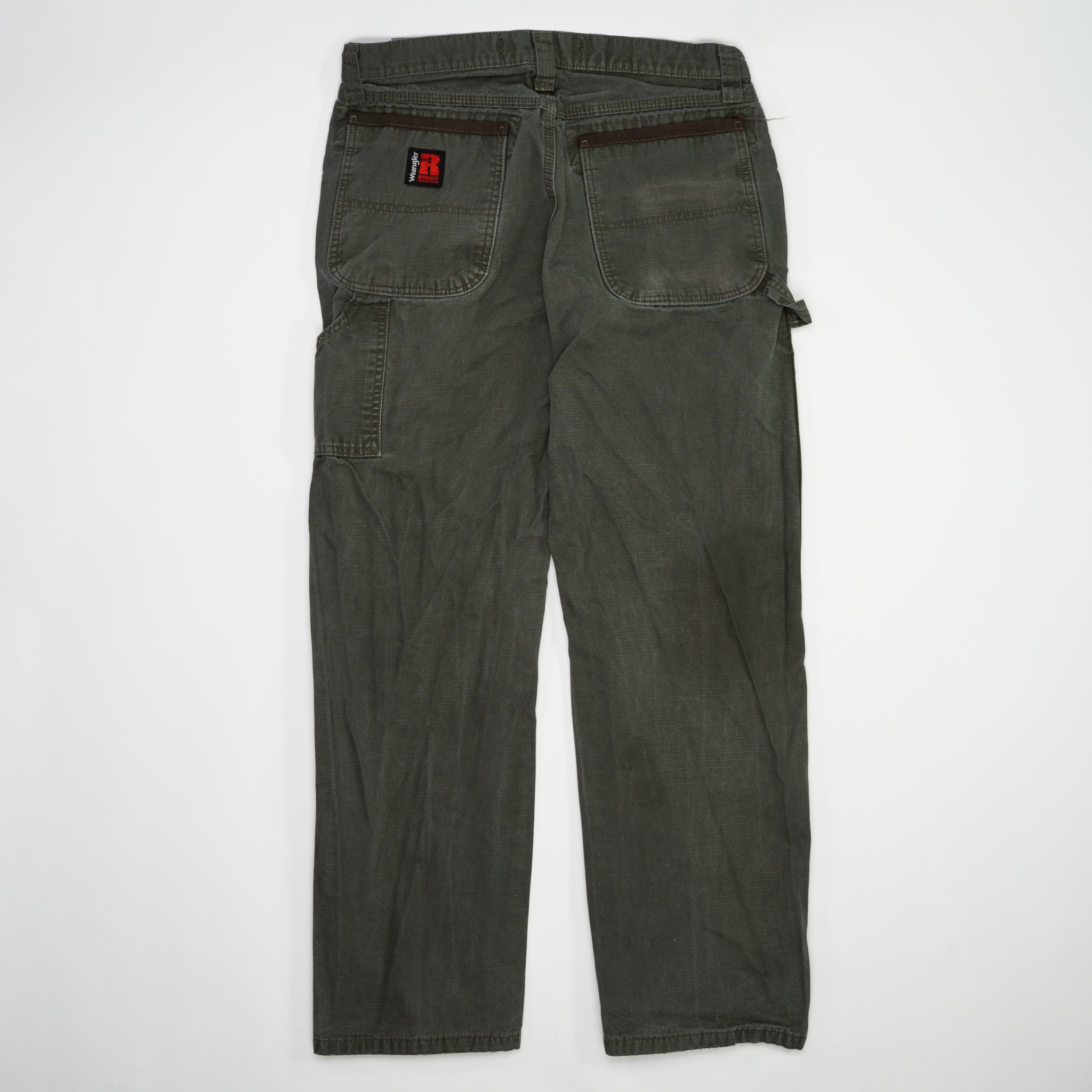 Vintage Army Green Wrangler Riggs Pants (32 x 32)
