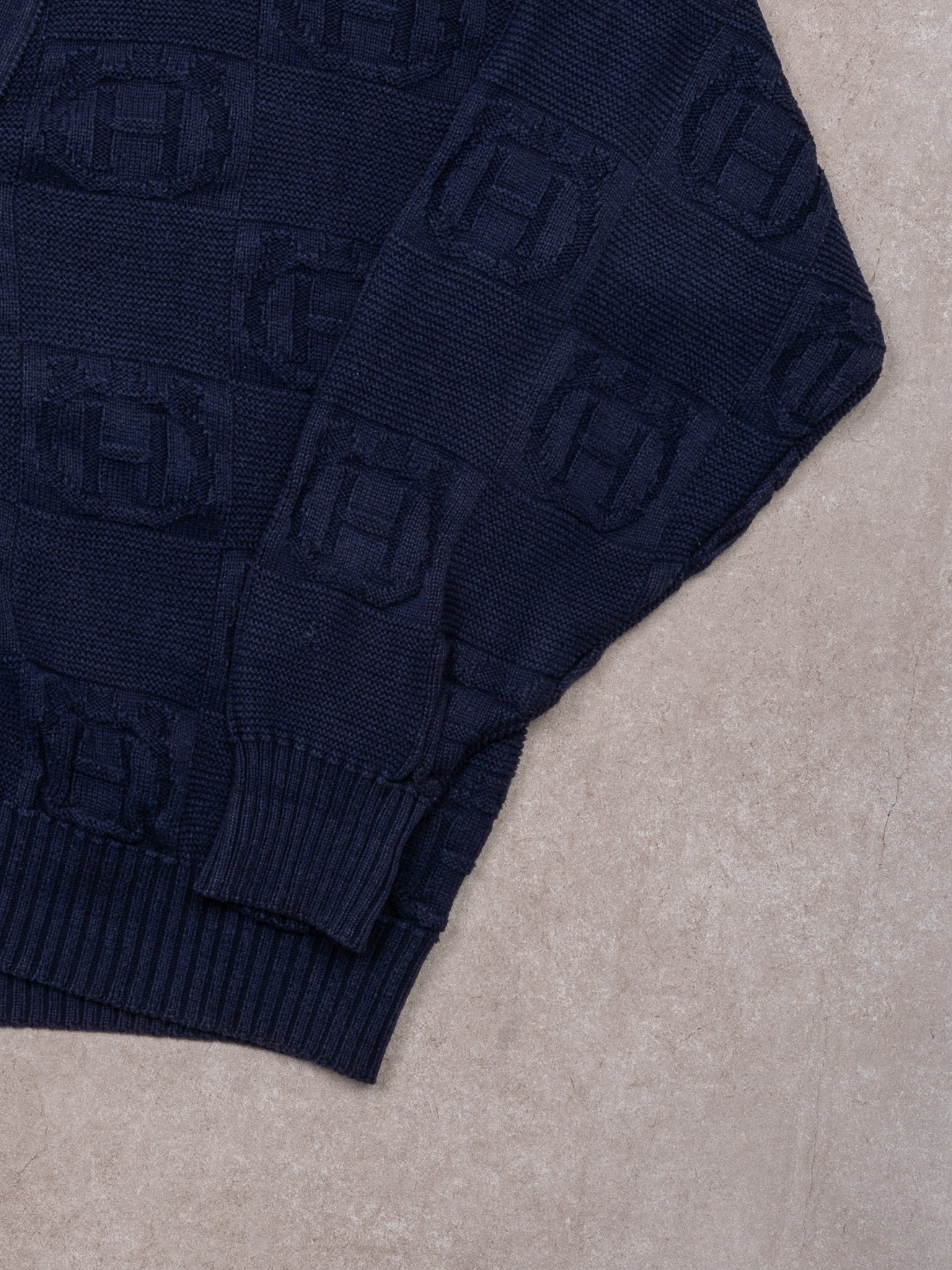 Vintage 90s 'H' Knit Cardigan (L)