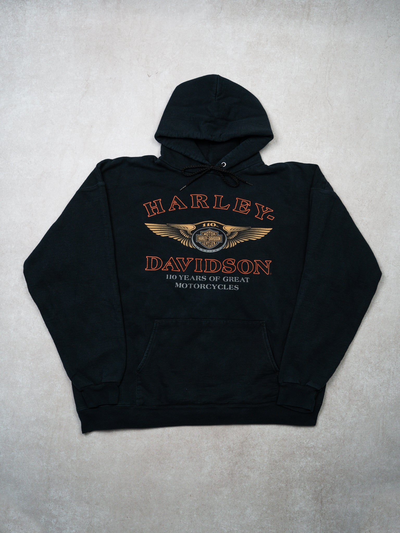 2013 Black Harley Davdison 110 Years PA Hoodie (XL)