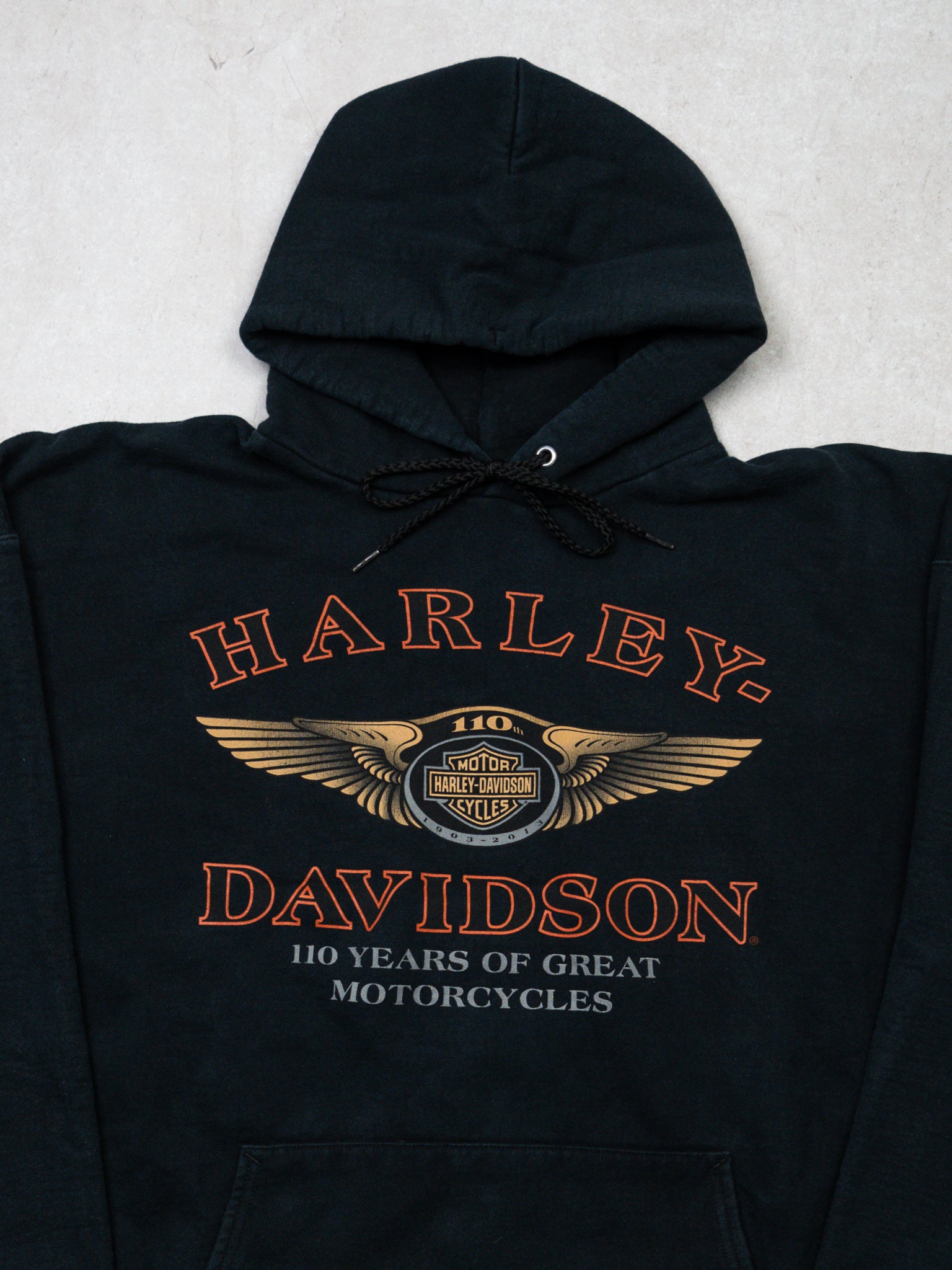 2013 Black Harley Davdison 110 Years PA Hoodie (XL)
