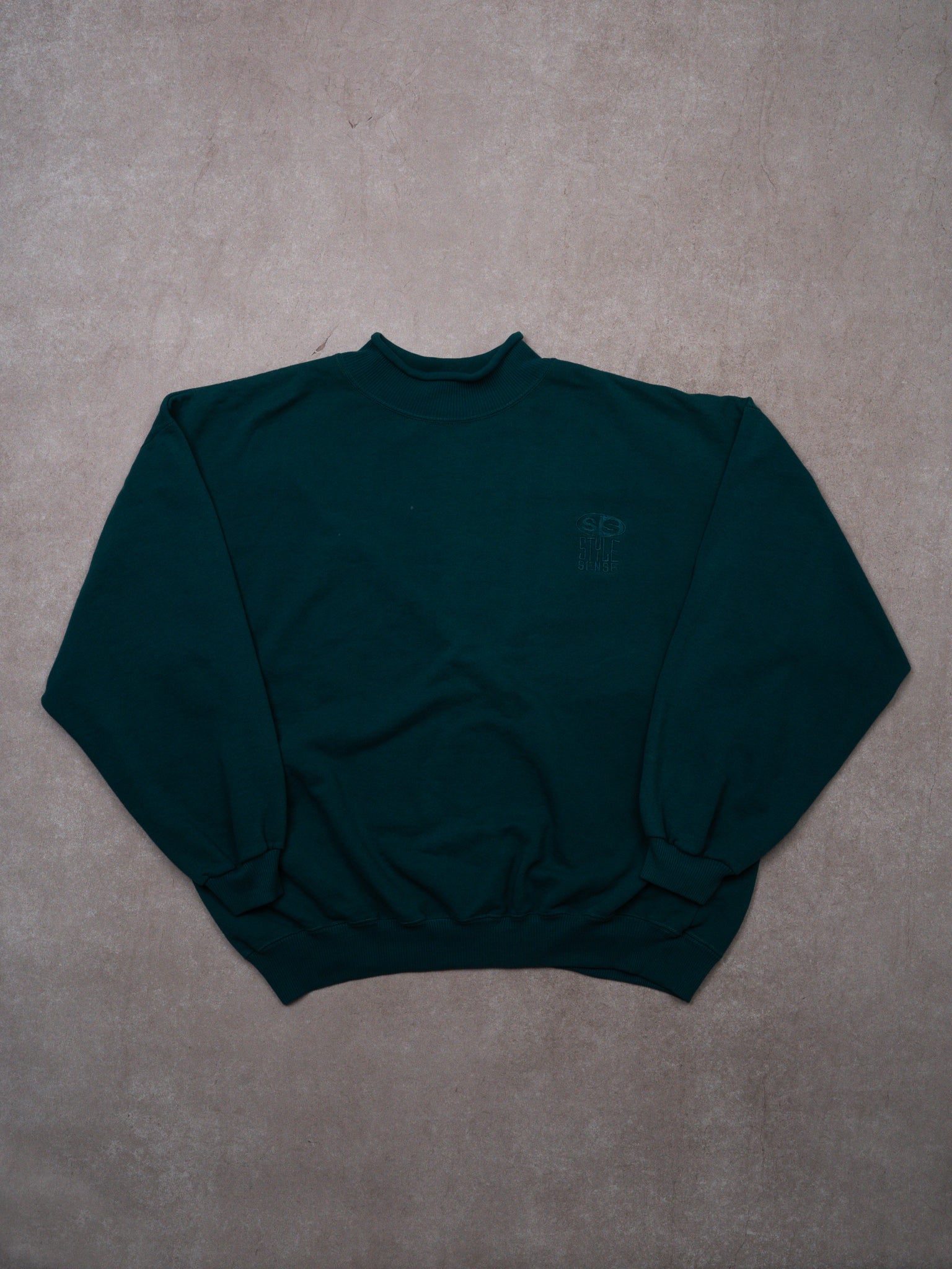 Vintage 80s Aqua Style Sense Crewneck (L/XL)
