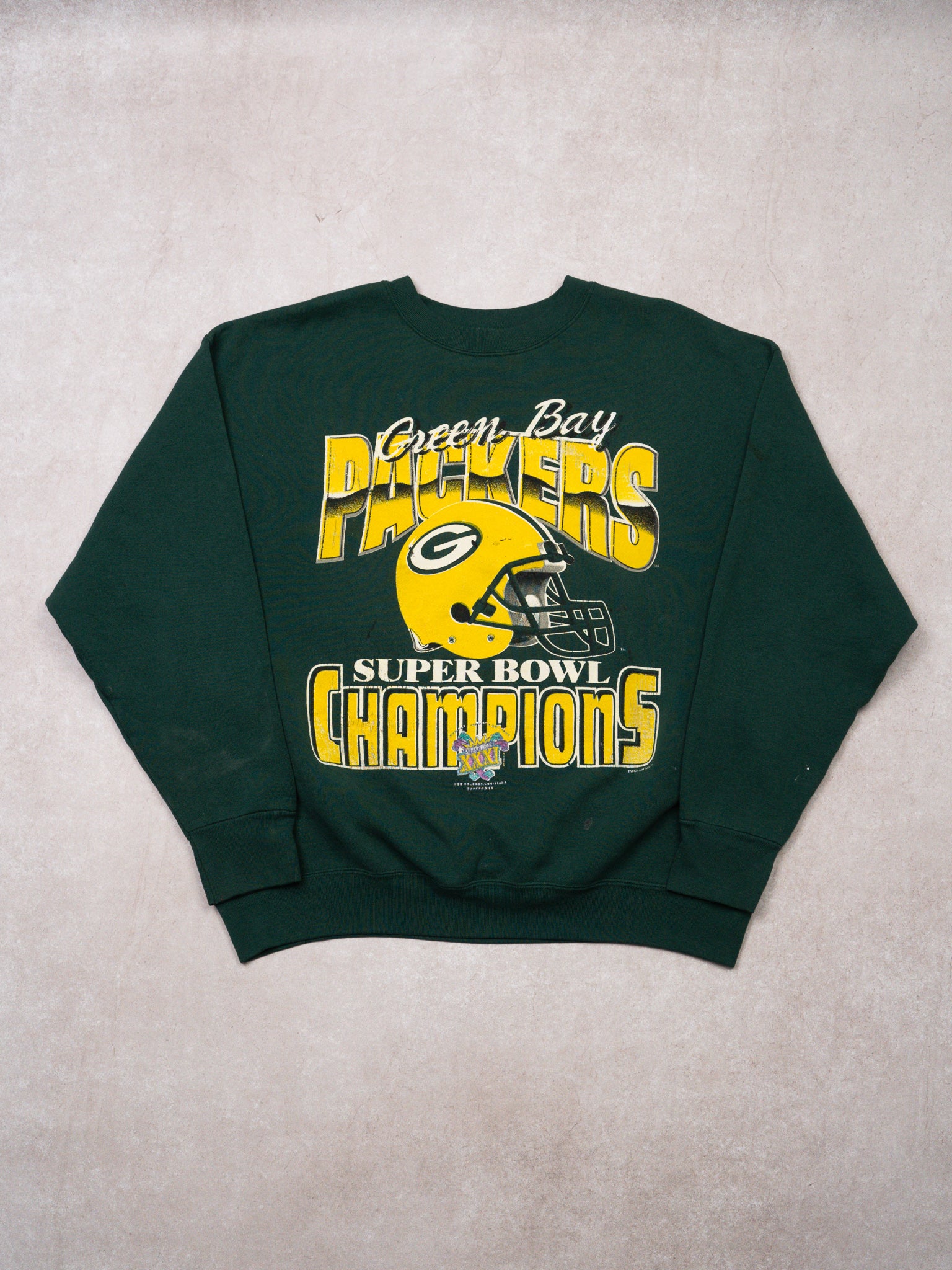 Vintage '97 Green Bay Packers Super Bowl XXXI Champion Crewneck