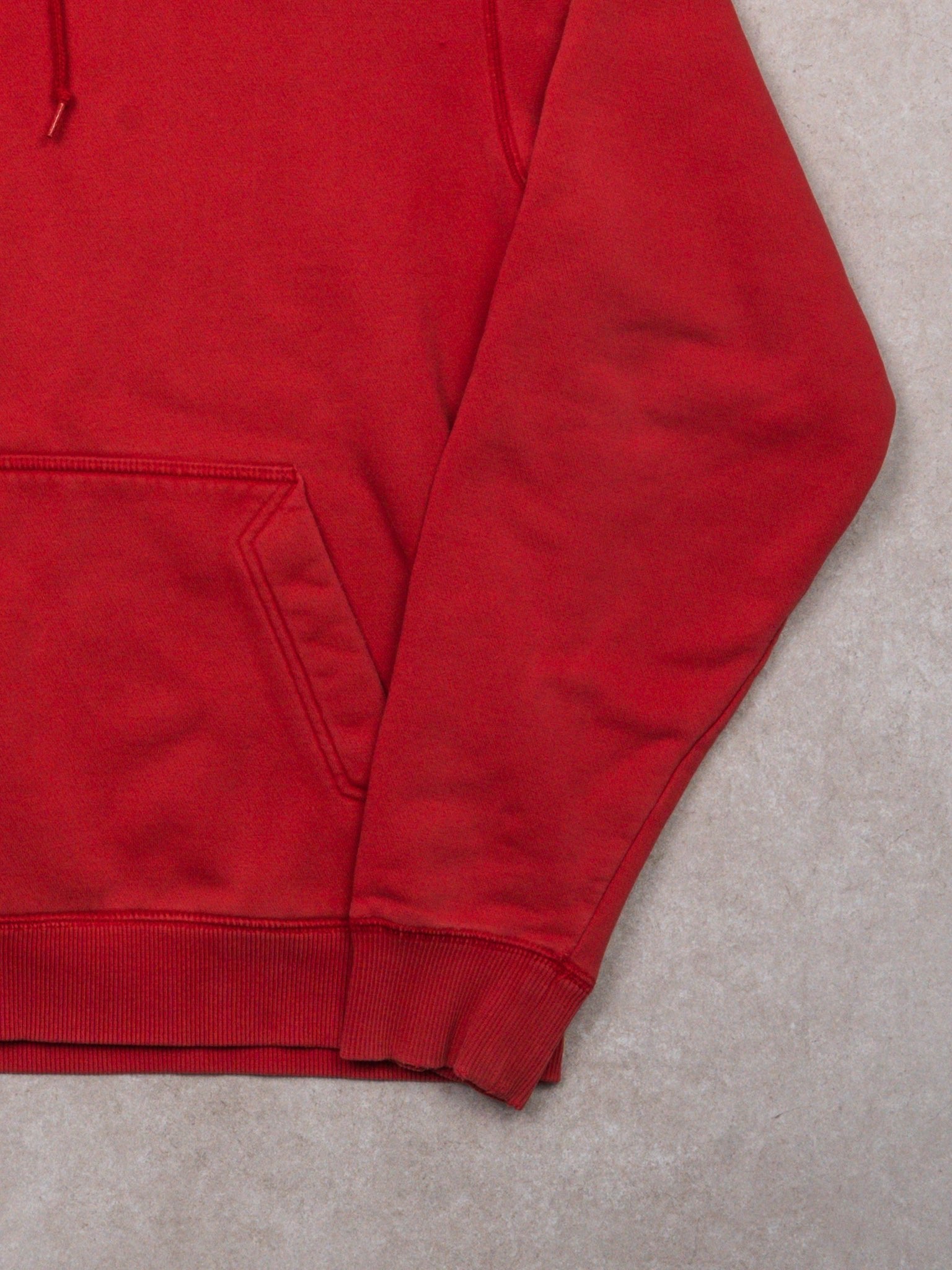 Vintage Y2K Red Nike Essential Hoodie (M)
