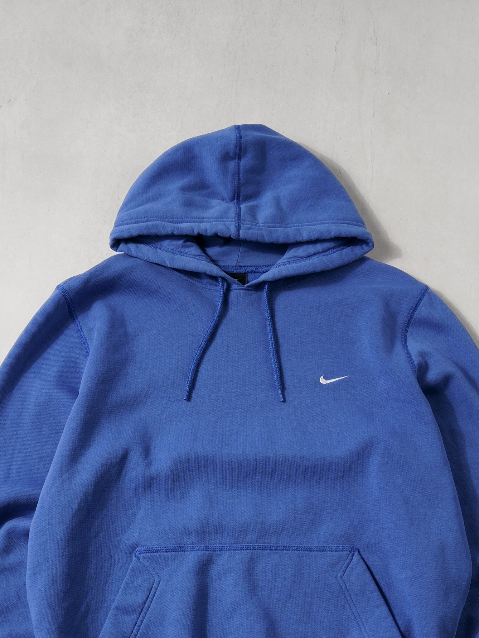 Vintage Y2k Royal Blue Nike Swoosh Hoodie (L)