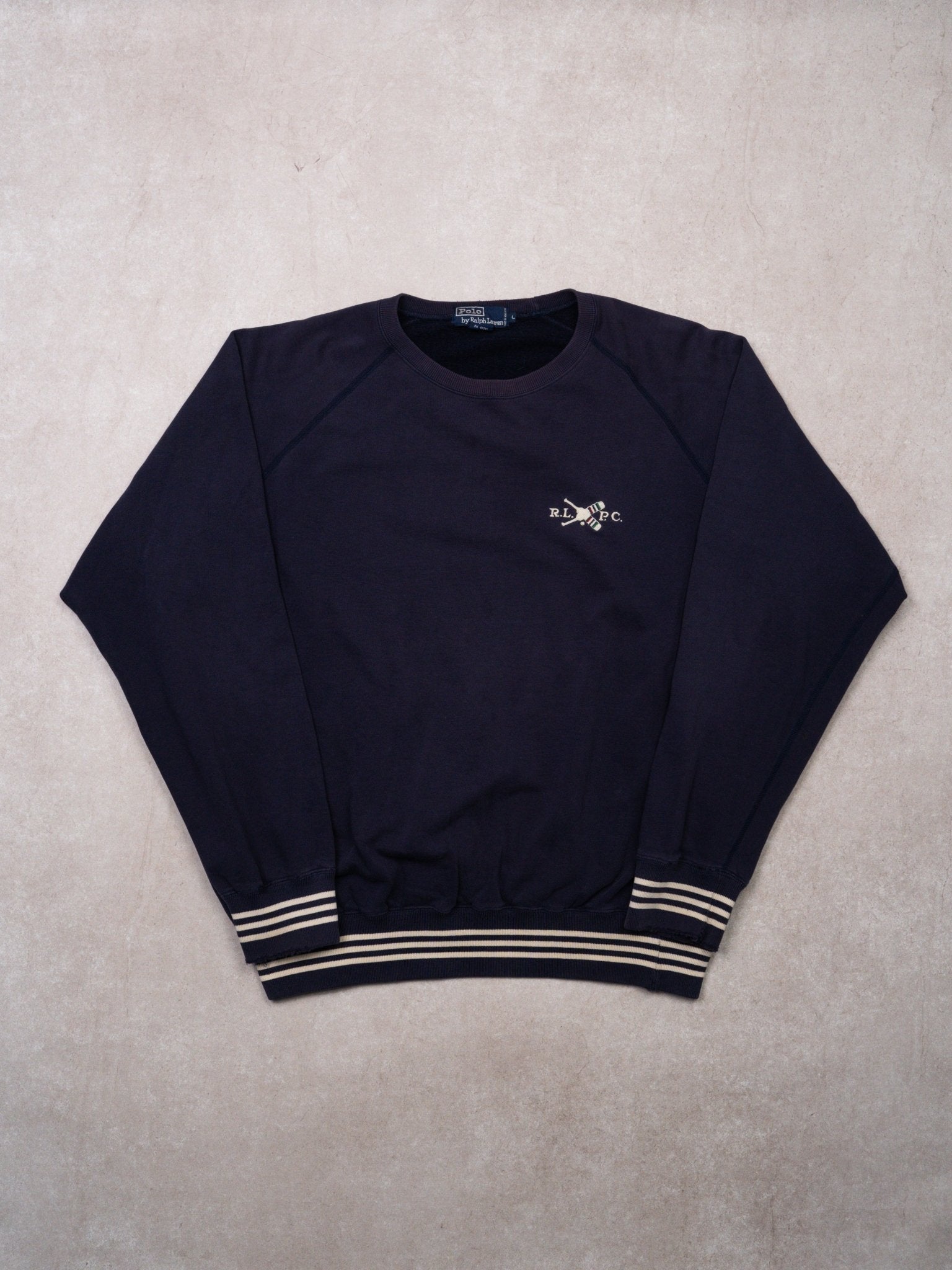 Vintage Navy Polo RL Paddling Club Crewneck (XL)
