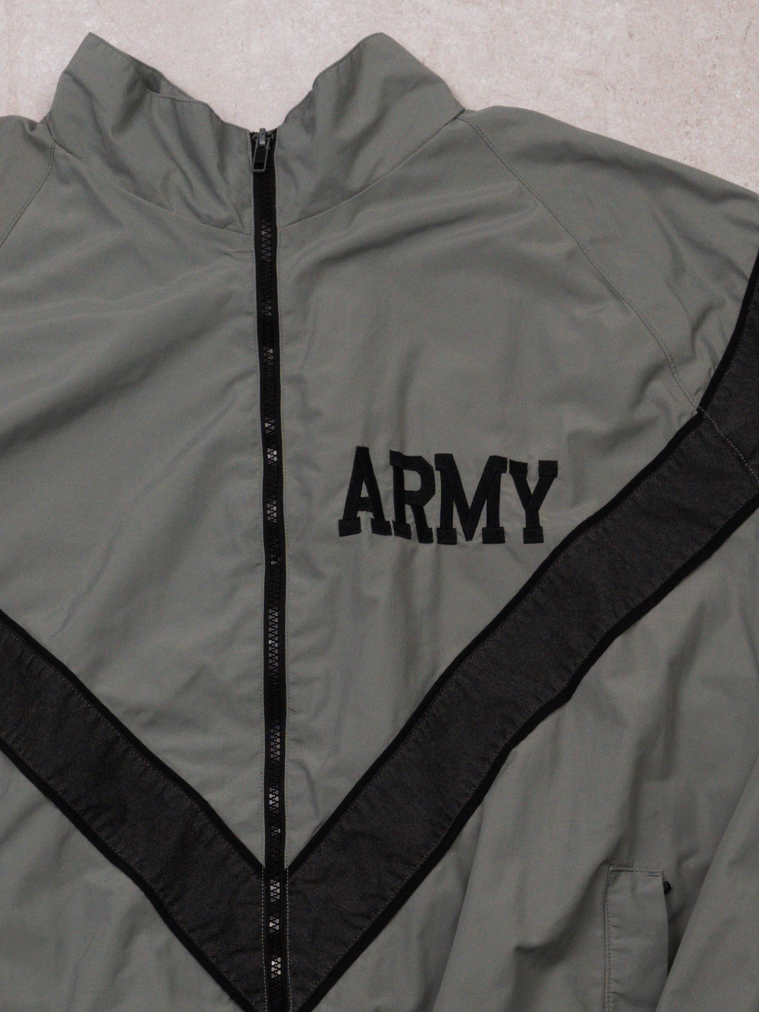 Vintage Grey Reflective Army Windbreaker 2.0 (XL)
