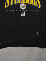 Vintage '96 Rugged Black Steelers Tee (L)