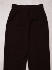 Vintage 70s Dark Brown Dress Pants (32 x 34)