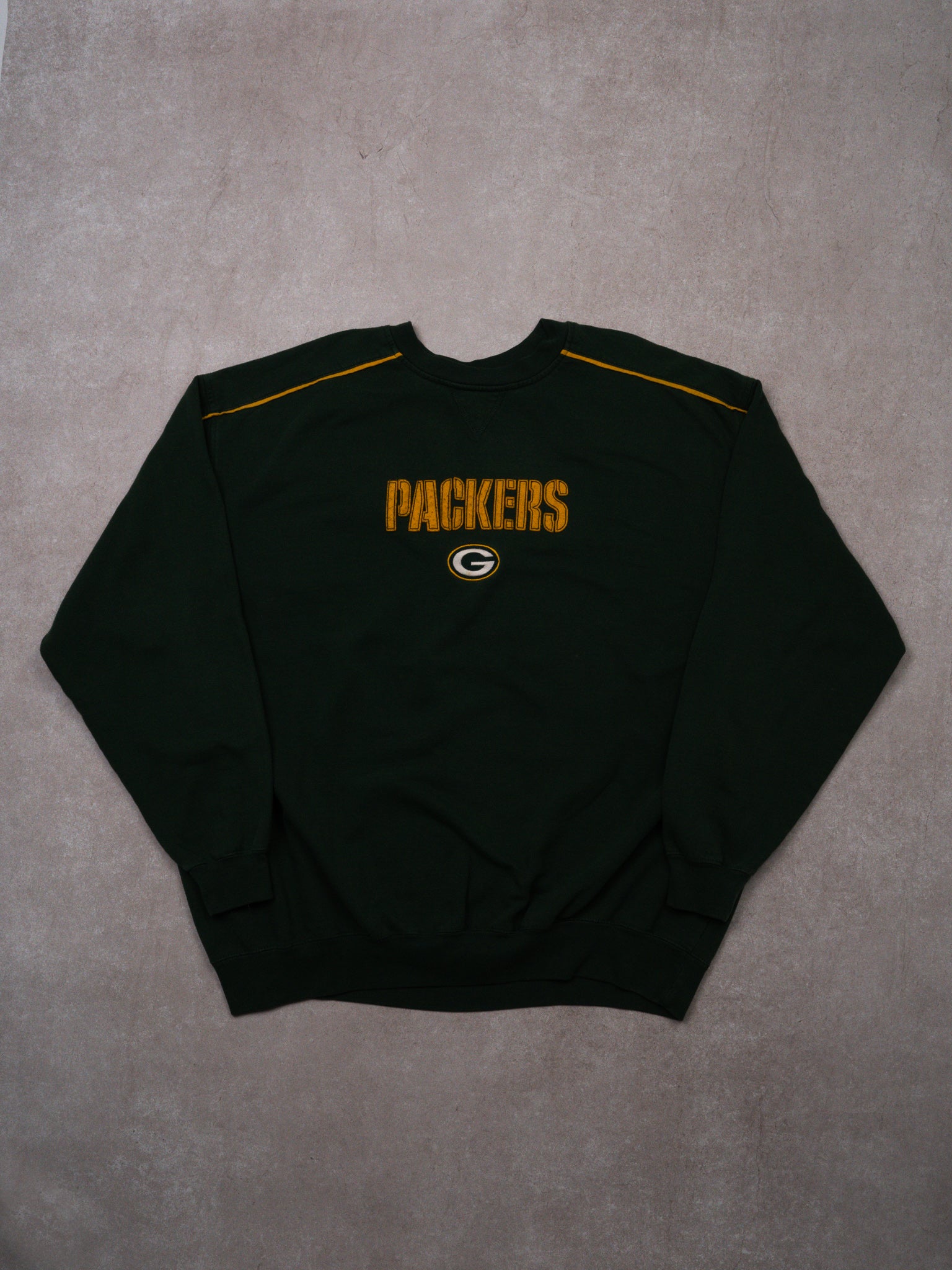 Vintage Green + Yellow Packers x NFL Team Crewneck (XXL)