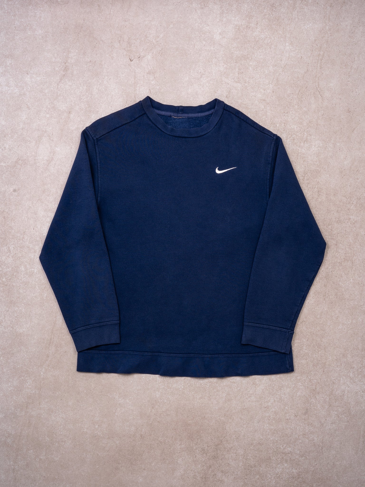 Vintage 90s Navy Nike Swoosh Crewneck (S)