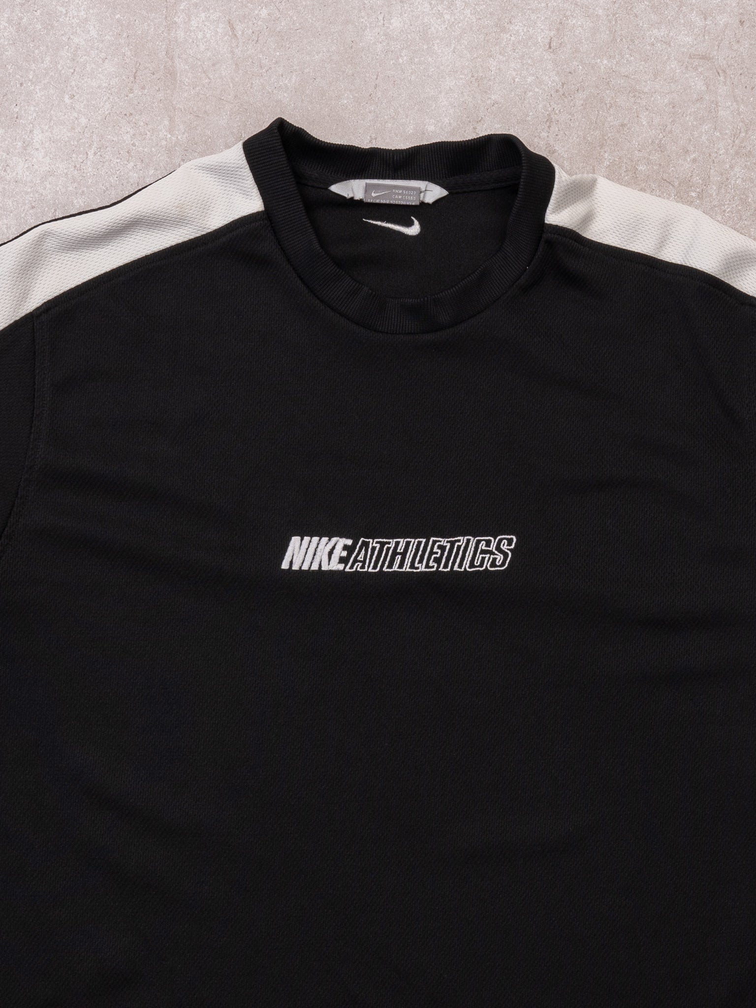 Vintage Black + White Nike Athletics Shirt (L)