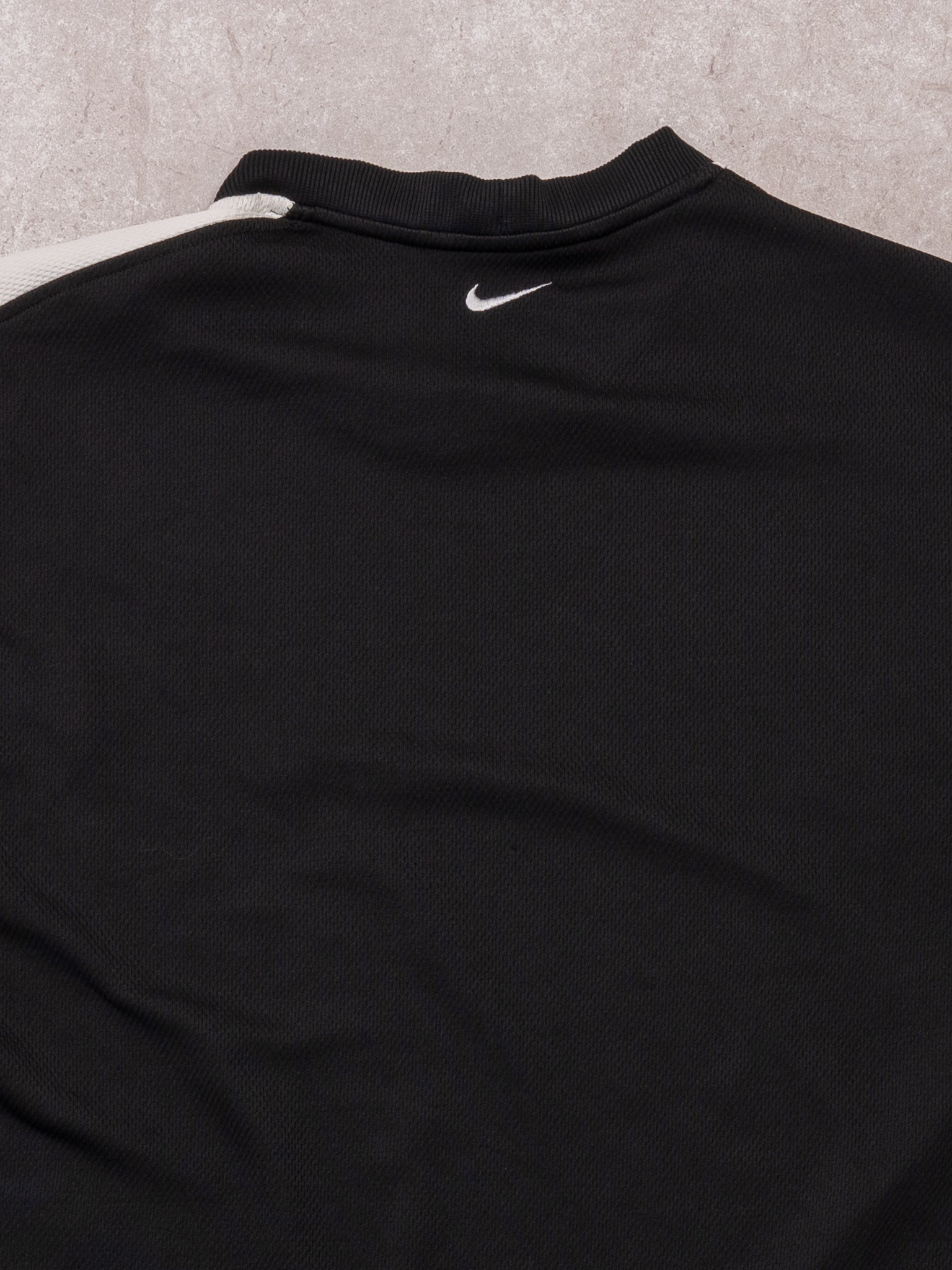 Vintage Black + White Nike Athletics Shirt (L)