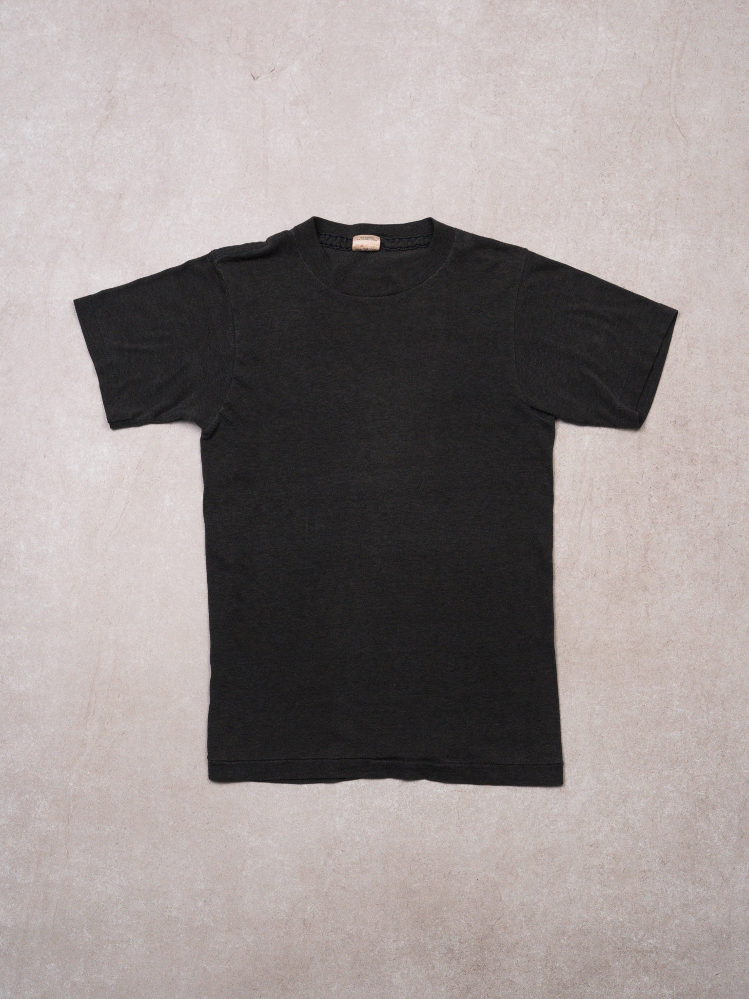 Vintage 80s Grey Stanfields Blank Tee (XS)