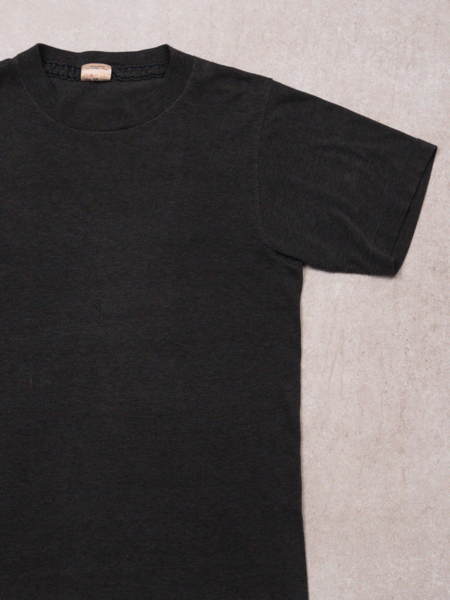 Vintage 80s Grey Stanfields Blank Tee (XS)