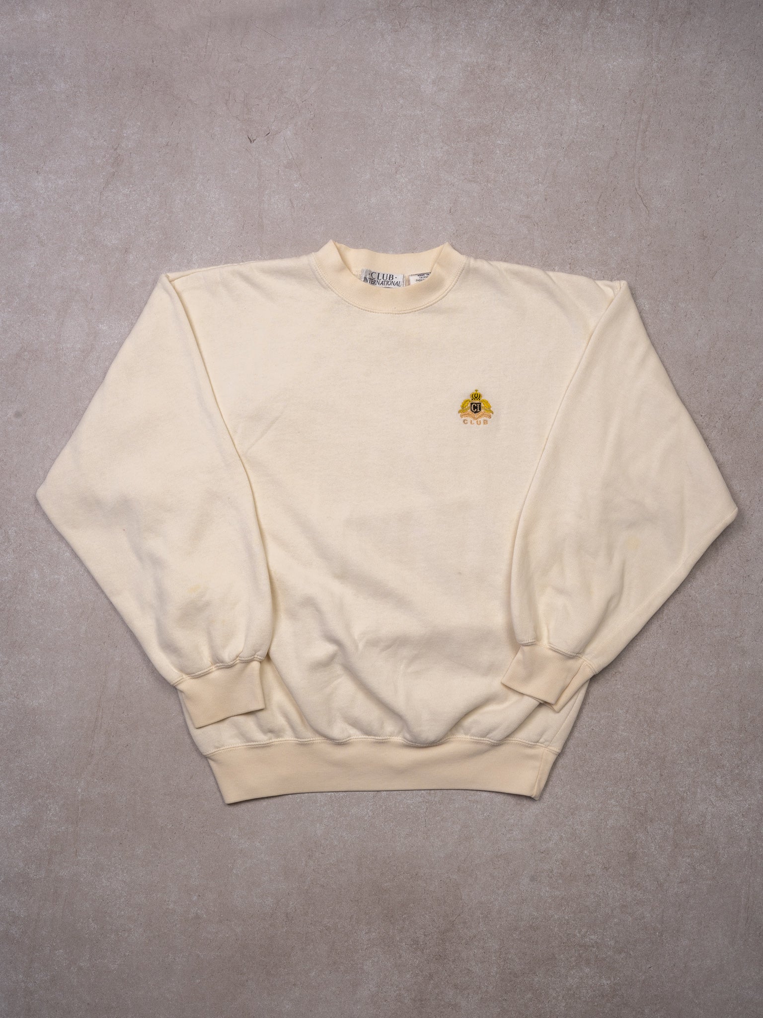 Vintage Cream Club International Crest Crewneck (M)