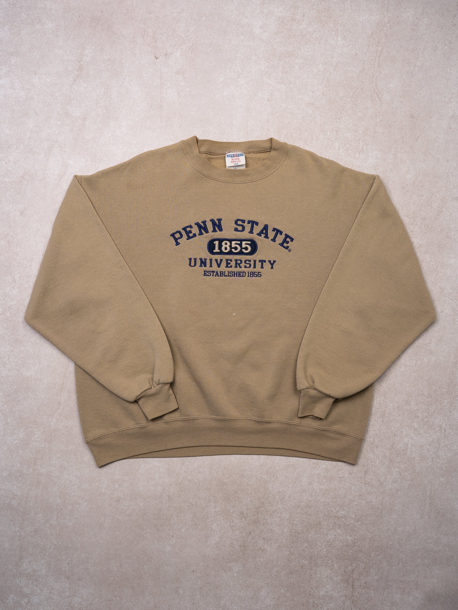 Vintage 90s Beige Penn State University Crewneck (XL)