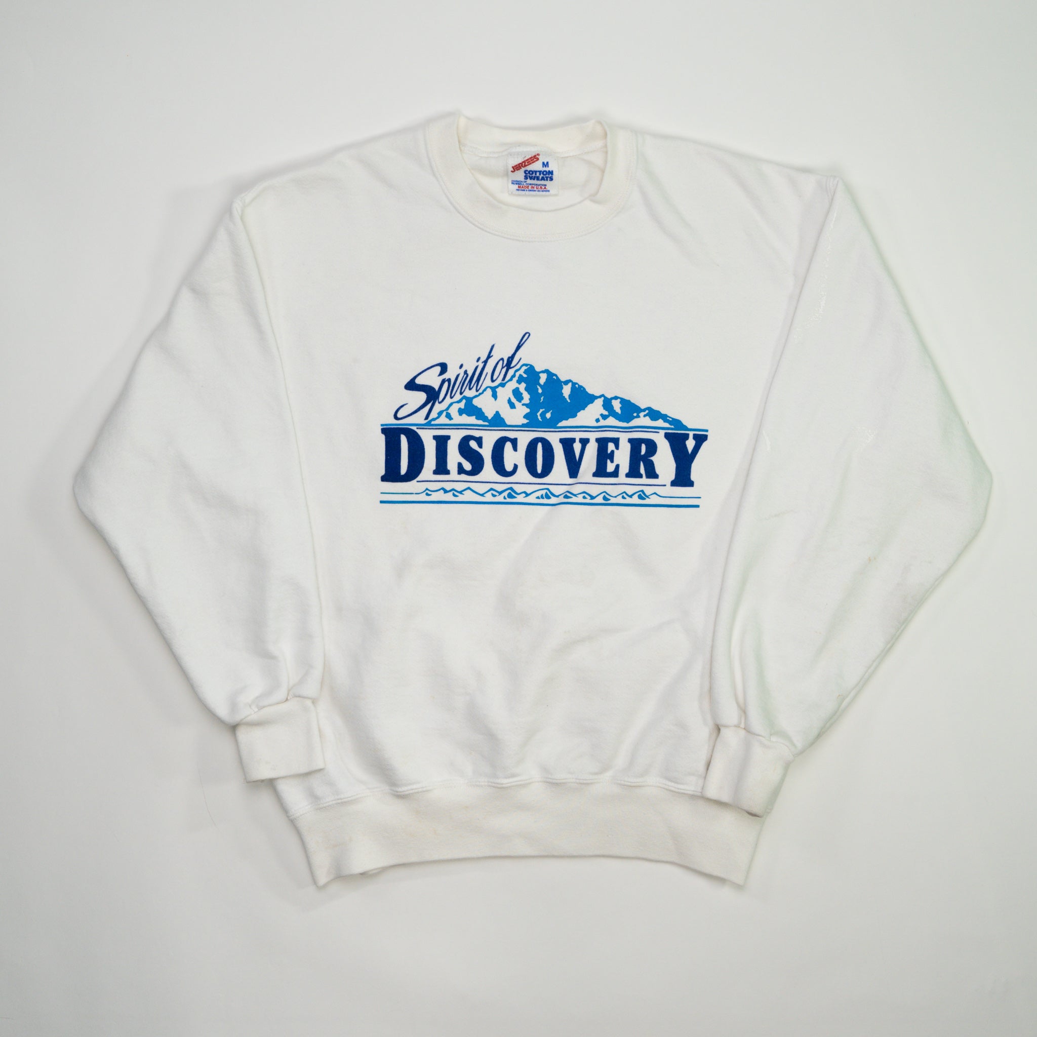 Vintage 90s White Spirit of Discovery Crewneck (M)